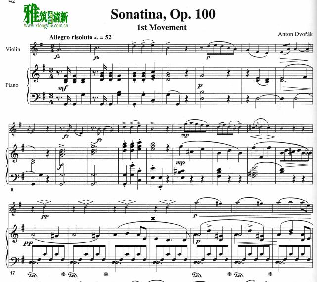 Ŀ Sonatina Op. 100 һ Сٸٰ