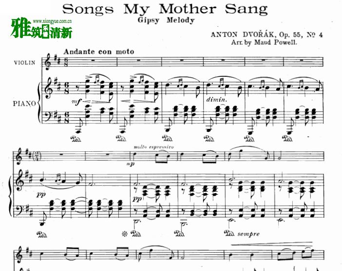 Songs my mother taught me ĸ׽ҵĸСٸٺ