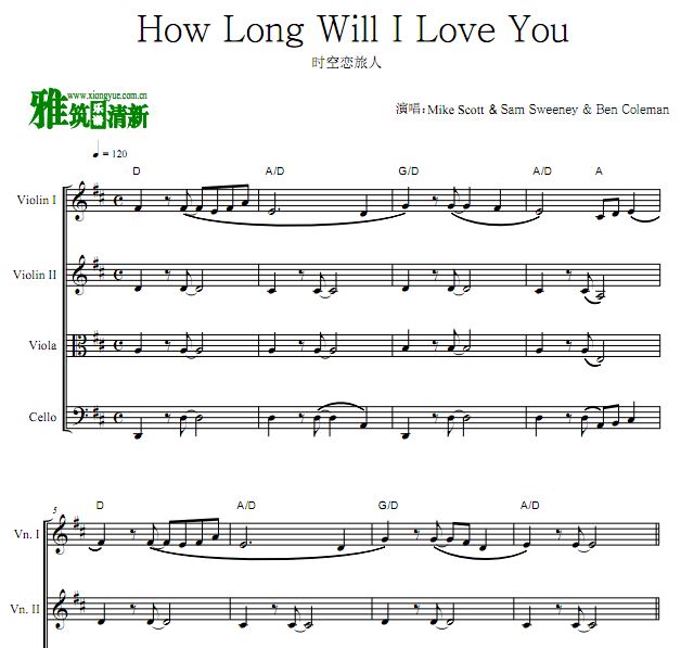 ʱ How Long Will I Love You 