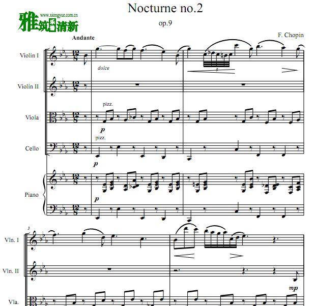 Ф Eҹ Nocturne Op.9 No.2ָ