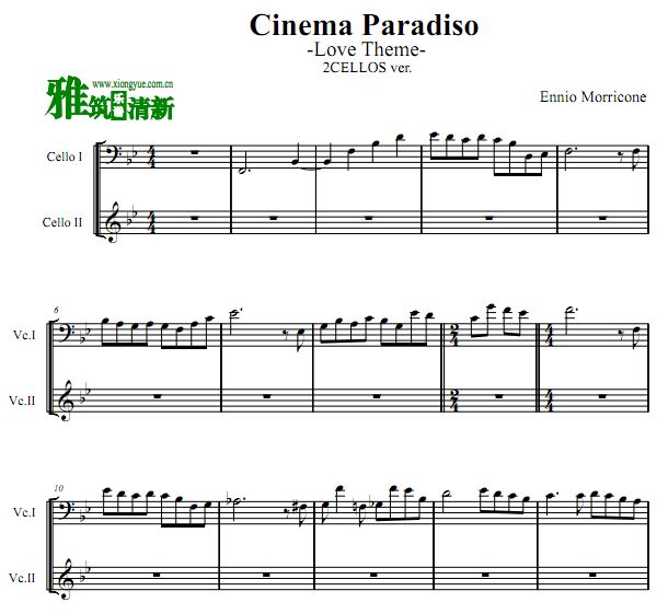 2Cellos  Cinema Paradiso love Theme õӰԺٶ