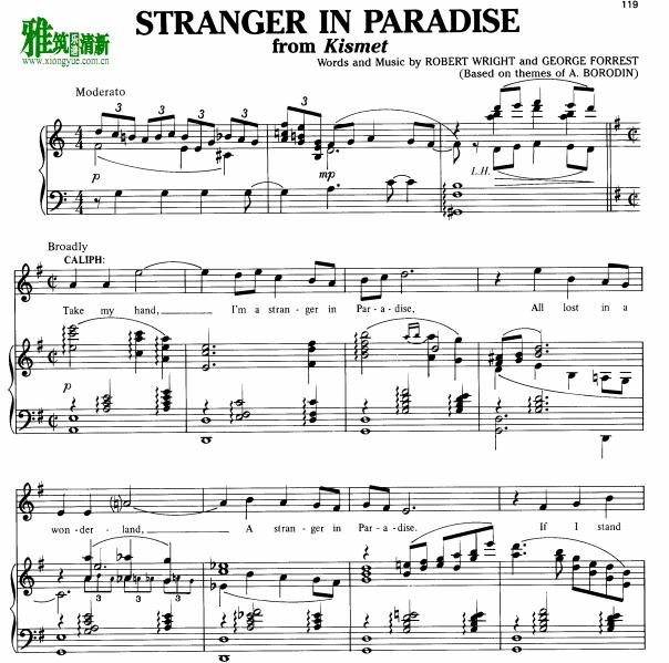 kismet - Stranger in Paradise  ٰ