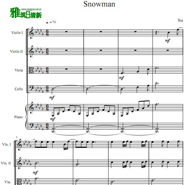 Sia - Snowmanٰ