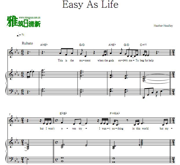 Heather Headley - Easy As Life  