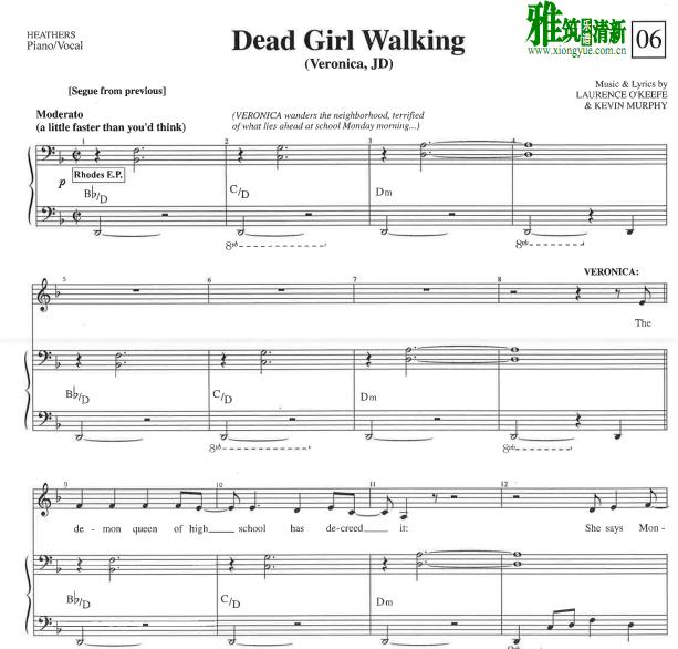 HEATHERS - Dead Girl Walking  ٰ