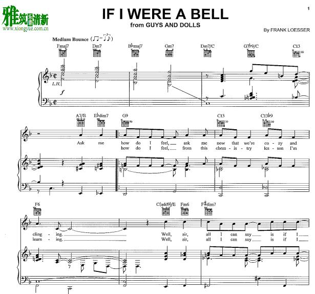 ŮGuys and Dolls - If I Were A Bell ׸