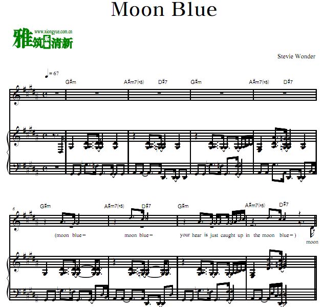 Steive Wonder - Moon Blue  