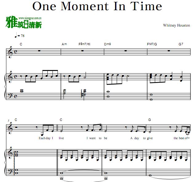 Whitney Houston - One Moment In Timeٰ 