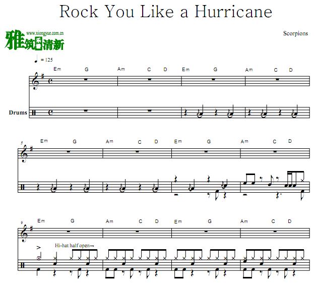 Ыֶ Scorpions - Rock You Like A Hurricane