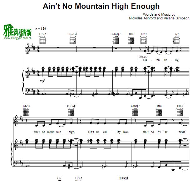 Ain't No Mountain High Enough  ٰ