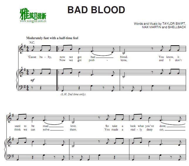 Taylor Swift - Bad blood   