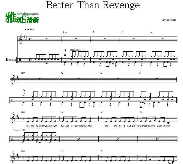 Taylor Swift - Better Than Revenge