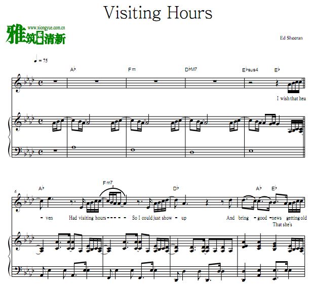 Ed Sheeran - Visiting Hours ԭ 