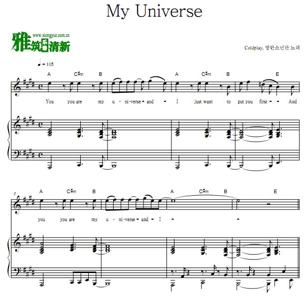 Coldplay,BTS - My Universe  