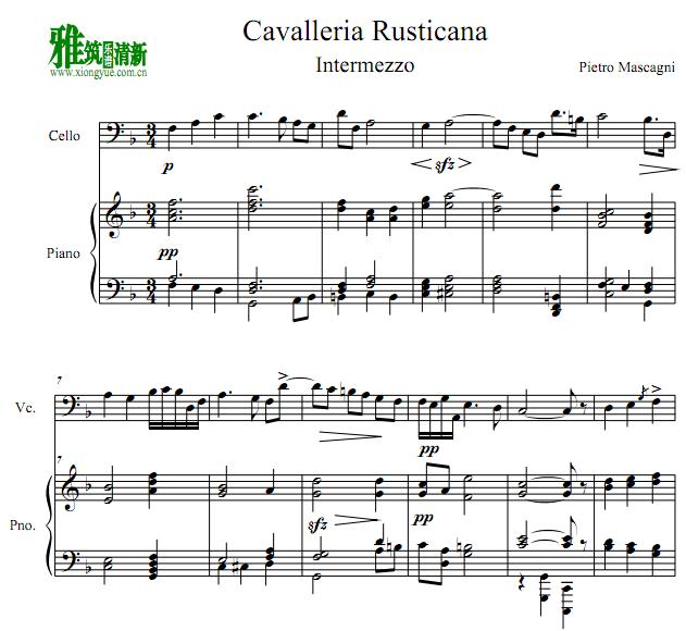 Cavalleria Rusticana -Intermezzo ʿٸ