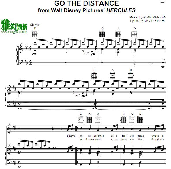 Hercules - Go the Distance  