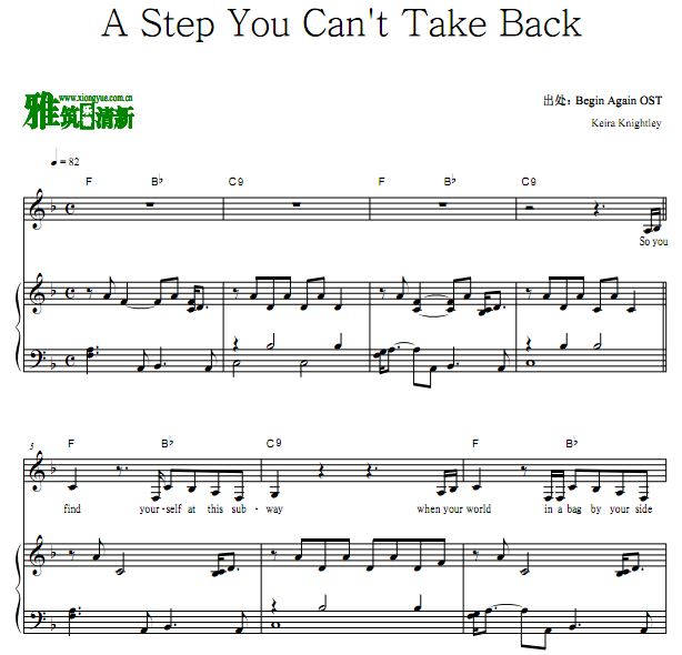 Keira Knightley - A Step You Can't Take Backٰ
