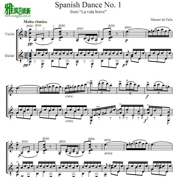 Falla Spanish Dance No. 1赸 Сټ