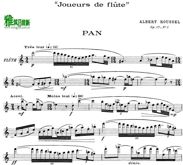 roussel - joueurs op.27 