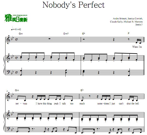 Jessie J - Nobody's Perfectٰ  ԭ