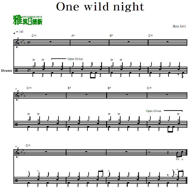 άֶ  Bon Jovi - One Wild Night 