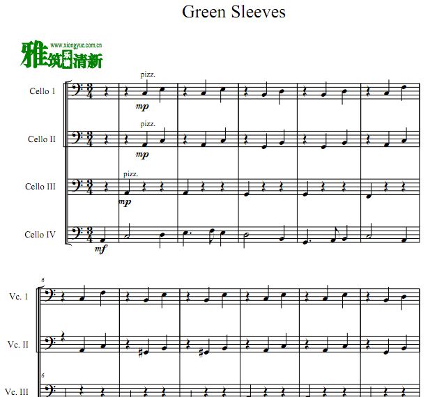 Green sleeves Ӵ