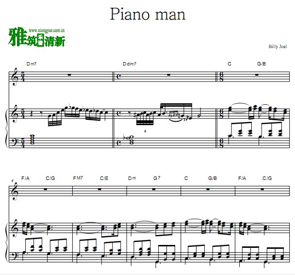 Billy Joel - Piano manٰ 