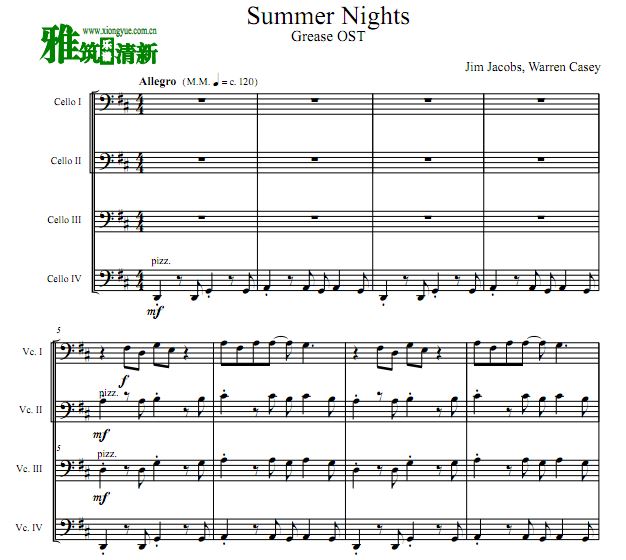 ֬ Summer Nights 