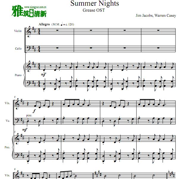 ֬ Grease OST - Summer Nights Сٴٸٺ