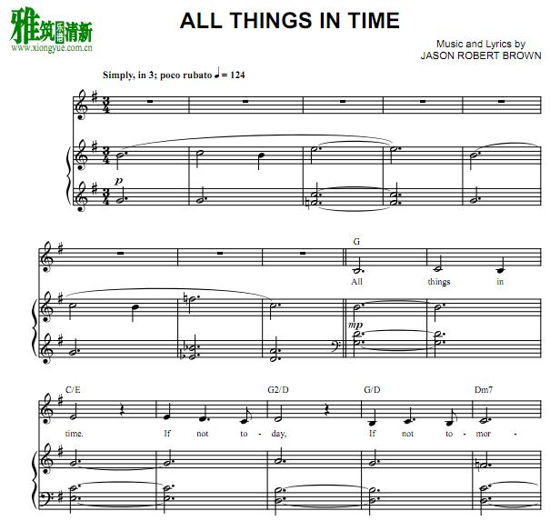 Jason Robert Brown – All Things In Time ٰ
