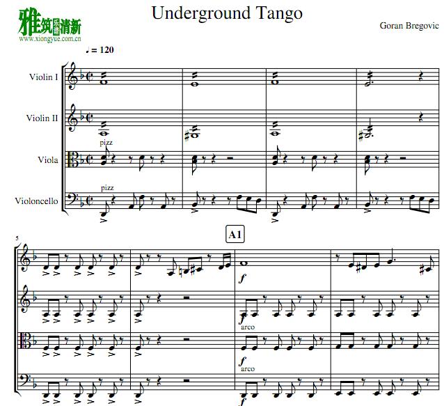 underground tango