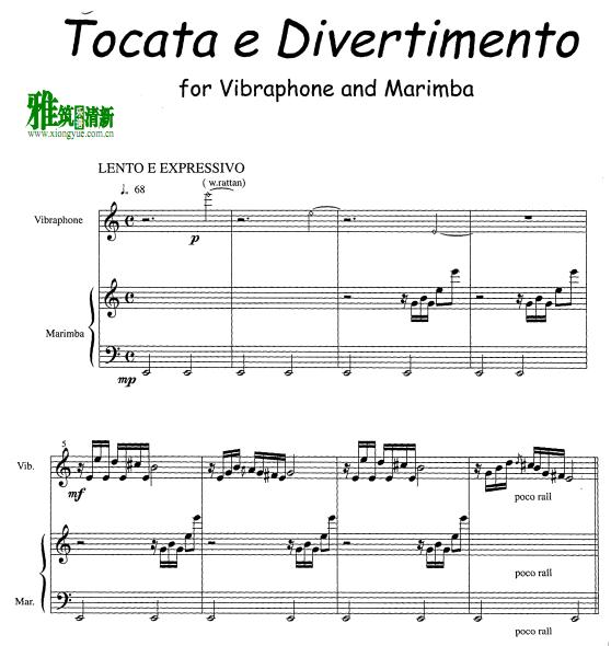 ney rosauro - Toccata and Divertimento ְ