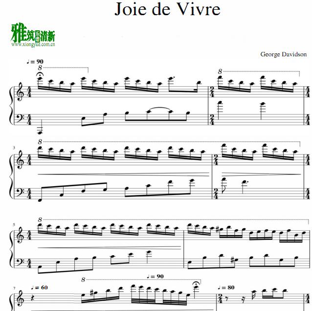 George Davidson - Joie De Vivre (Joy of Life) 