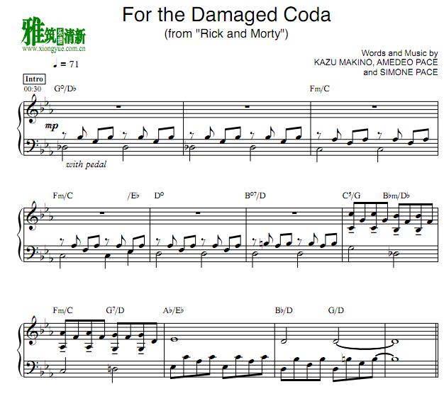 Rick and Morty: Evil Morty Theme - For The Damaged Coda