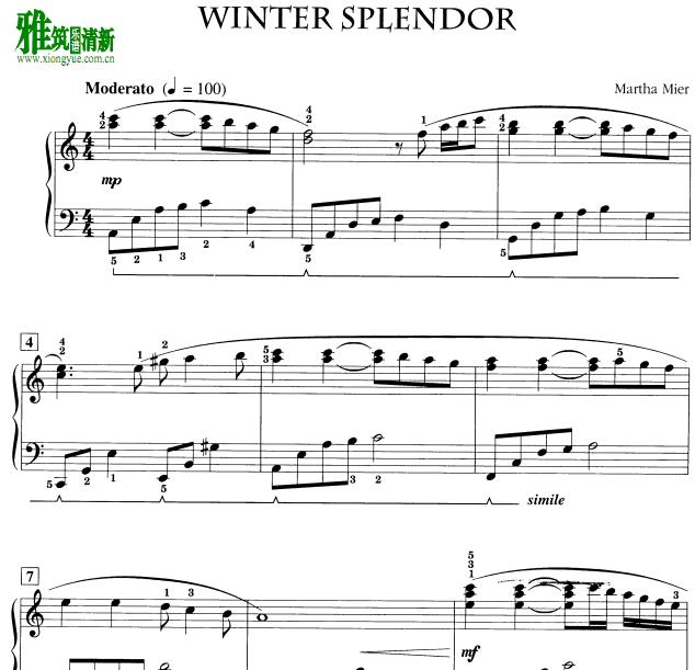 Martha Mier - Winter Splendor