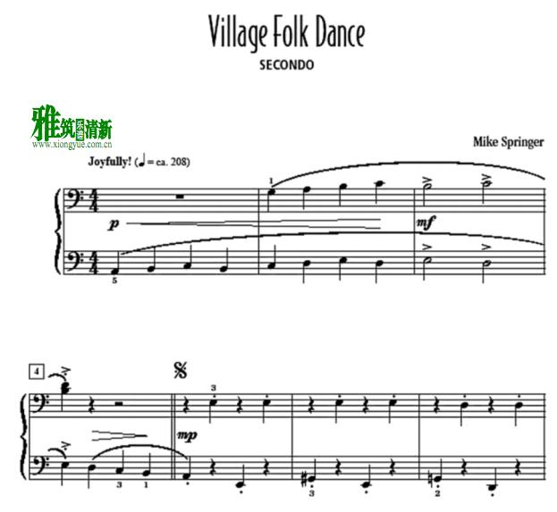 Mike Springer - Village Folk Dance