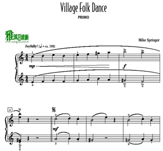Mike Springer - Village Folk Dance3