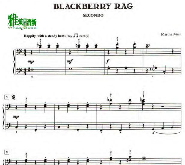Martha Mier - Blackberry rag 