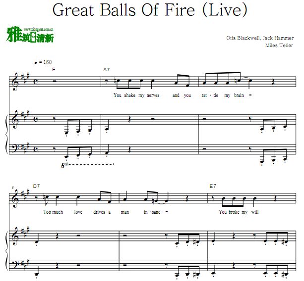׳־2  Miles Teller - Great Balls Of Fire ٰ