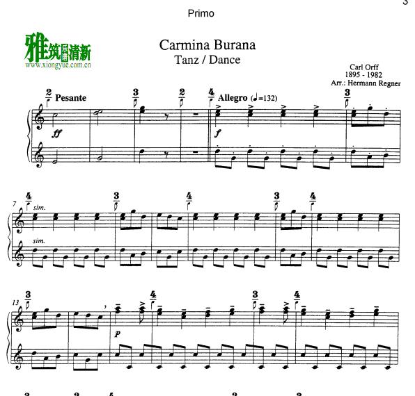 Orff¶ - ʫ Carmina Burana2