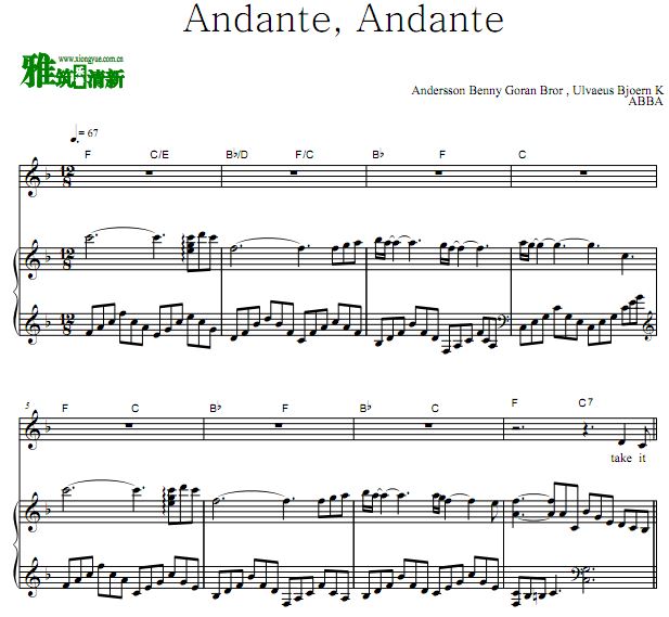 ABBA - Andante,Andante ٰ