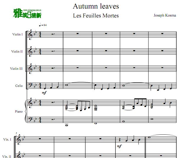 Autumn Leaves  ҶСٴٸ