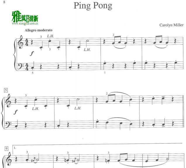 Carolyn Miller - Ping Pong