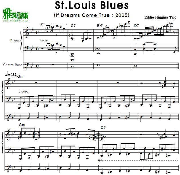 Eddie Higgins Trio - St.Louis Bluesʿ