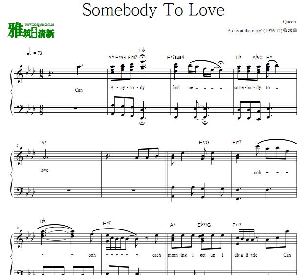 Somebody To Love 
