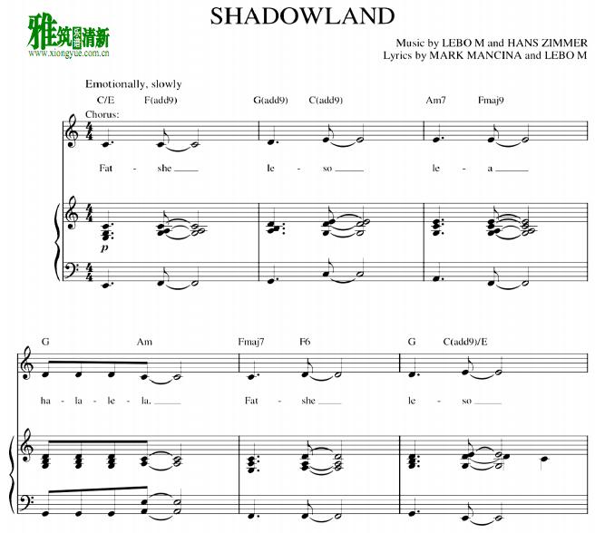 ʨ shadowland 