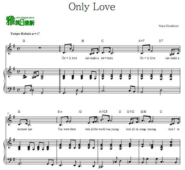 Nana Mouskouri - Only Loveٰ 