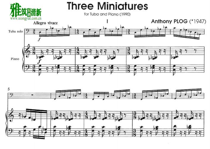 Three Miniatures Ÿٰ