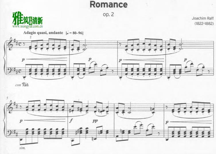 Joachim Raff - Romance
