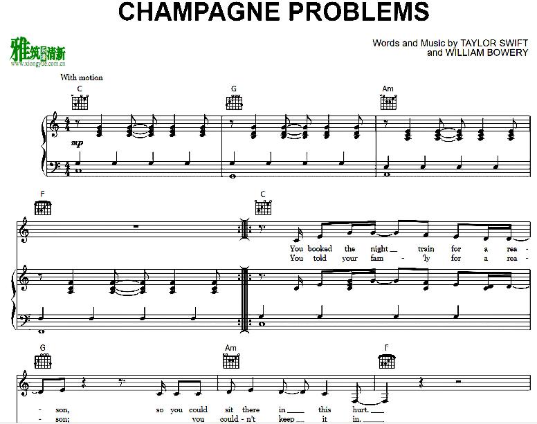 Taylor Swift - Champagne Problems 